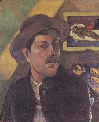 Paul Gauguin Self-Portrait (mk07) Norge oil painting art